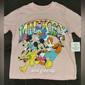 Disney Mickey & Friends Light Pink T-Shirt